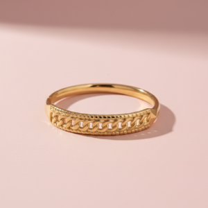 premium gold finish |gold tone adjustable chain bangle bracelet