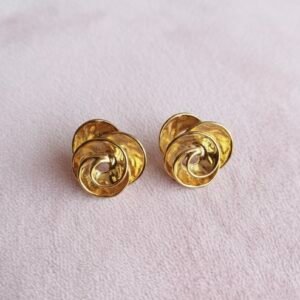premium gold finish |rose gold earrings