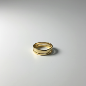 premium gold finish | adjustable band ring| modern everyday jewellery