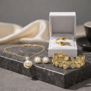 pearl bloom royale jewellery set